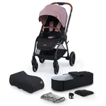 Kép 1/10 - Kinderkraft babakocsi többfunkciós Evolution Cocoon 2in1 puha mózessel Mauvelous pink