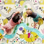 Kép 7/9 - Kinderkraft játszószőnyeg szivacs Matty 150x180cm