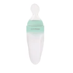 Kép 3/3 - Kikkaboo babaetető szilikonos kanállal 90 ml  rocket menta