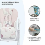 Kép 5/8 - Kinderkraft etetőszék Yummy pink
