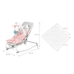 Kép 9/10 - Kinderkraft pihenőszék Felio rezgő zenélő pink