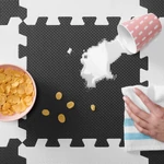 Kép 9/10 - Kinderkraft szivacspuzzle szõnyeg Luno 30db fekete-fehér