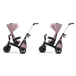 Kép 4/10 - Kinderkraft tricikli Easytwist Mauvelous Pink