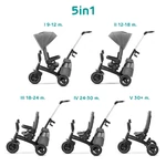 Kép 10/10 - Kinderkraft tricikli Easytwist Platinum Grey