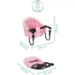 Kép 3/8 - Fillikid etetõszék asztali - Flexi 398-12 pink melanzs
