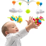 Kép 6/8 - Baby Mix zenélõ-forgó projektoros távirányítóval Repülõ és helikopter