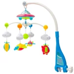 Kép 1/8 - Baby Mix zenélő-forgó projektoros távirányítóval Repülő és helikopter