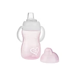 Kép 2/2 - Akuku ivópohár szilikon csöpögésmentes 9 hó 280 ml pink