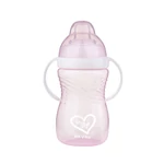 Kép 1/2 - Akuku ivópohár szilikon csöpögésmentes 9 hó 280 ml pink