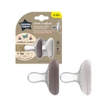 Kép 1/3 - Tommee Tippee nyugtató cumi CTN anyamell formájú 0-6 hó 2db chestnut and moonbeam