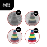 Kép 6/6 - BabyOno készségfejlesztõ piramis Tiny Yoga C:MORE 783