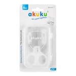Kép 2/2 - Akuku manikûr készlet tokban fehér