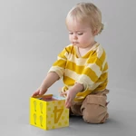 Kép 6/6 - Taf Toys kockapiramis - Szavanna formabedobó 12725
