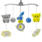 Kép 2/9 - Baby Mix zenélő-forgó projektoros szürke