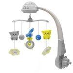Kép 1/9 - Baby Mix zenélõ-forgó projektoros szürke
