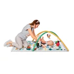 Kép 3/9 - Kinderkraft játszószőnyeg  - Little Gardener játékhíddal sátorral
