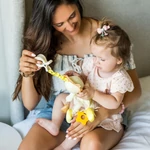 Kép 9/10 - BabyOno játékfigura - Fanny, a balerina oroszlán puha készségfejlesztõ 1440