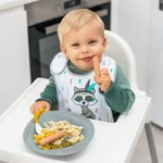 Kép 5/5 - BabyOno etetõkanál puha flexibilis 2db szürke-sárga 1066/05