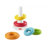 Kép 3/5 - Fisher-Price fejlesztõ játék színes gyûrûpiramis ECO GRF09