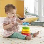 Kép 4/5 - Fisher-Price fejlesztõ játék színes gyûrûpiramis ECO GRF09