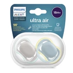 Kép 2/8 - Philips AVENT játszócumi - ultra air 18hó neutral 2db