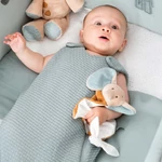Kép 2/2 - Nattou szundikendő plüss Luna and Axel, Axel, az elefánt