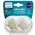 Kép 3/4 - Philips AVENT játszócumi - ultra air 6-18hó neutral 2db