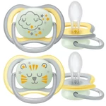 Kép 1/5 - Philips AVENT játszócumi ultra air éjszakai 18hó 2db
