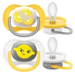 Kép 1/4 - Philips AVENT játszócumi - ultra air 6-18hó neutral 2db citrus