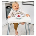 Kép 8/8 - BabyOno tányér - tapadó aljú, fedeles, kanállal kék 1063/05