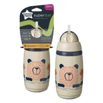 Kép 3/3 - Tommee Tippee itatópohár - Superstar Insulated Straw Cup szívószálas hõtartó 266ml 12hó drapp
