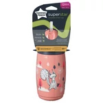Kép 1/3 - Tommee Tippee itatópohár - Superstar Insulated Straw Cup szívószálas hőtartó 266ml 12hó rózsaszín