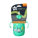 Kép 1/3 - Tommee Tippee itatópohár - Superstar Training Straw Cup szívószálas 300ml 6hó zöld