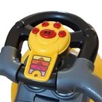 Kép 2/2 - Baby Mix bébitaxi tolókarral 3az1-ben Mega Car kék