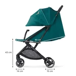 Kép 7/10 - Kinderkraft sportbabakocsi Nubi zöld Nature Vibes