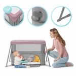 Kép 5/7 - Kinderkraft utazóágy Movi pink