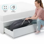 Kép 2/7 - Kinderkraft utazóágy Movi szürke