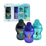 Kép 3/4 - Tommee Tippee cumisüveg - CTN Midnight Jungle 3 db 260 ml kék