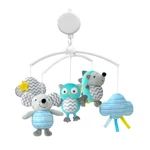 Kép 2/2 - Baby Mix zenélő-forgó Süni, egér és bagoly