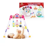 Kép 2/2 - Baby Mix babatornáztató állvány zenélő De Lux pink