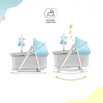 Kép 9/10 - Kinderkraft 5in1 bölcső-babaágy-hinta-pihenőszék-szék - Unimo Up világoskék