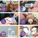 Kép 9/9 - Philips AVENT cumisüveg Natural Response AirFree szeleppel 260ml medve