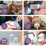 Kép 8/8 - Philips AVENT cumisüveg Natural Response AirFree szeleppel 260ml