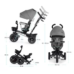 Kép 4/10 - Kinderkraft tricikli Spinstep platinum grey