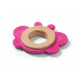 Kép 1/4 - BabyOno rágóka - fa/szilikon  Butterfly 1075/01