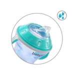 Kép 2/4 - BabyOno itatópohár - csöpögésmentes puha csõrrel 3hó 180ml türkiz 1456/01