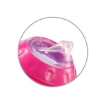 Kép 3/6 - BabyOno itatópohár - csöpögésmentes puha csőrrel 3hó 180ml pink 1456/02