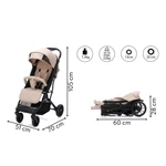 Kép 8/8 - Fill sportbabakocsi - Styler Elite homok S750-09