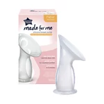 Kép 1/6 - Tommee Tippee mellszívó kézi szilikon Made for me anyatejtárolóval és sterilizáló zacskóval