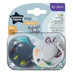 Kép 4/7 - Tommee Tippee játszócumi Moda 2db 18-36hó Midnight Jungle